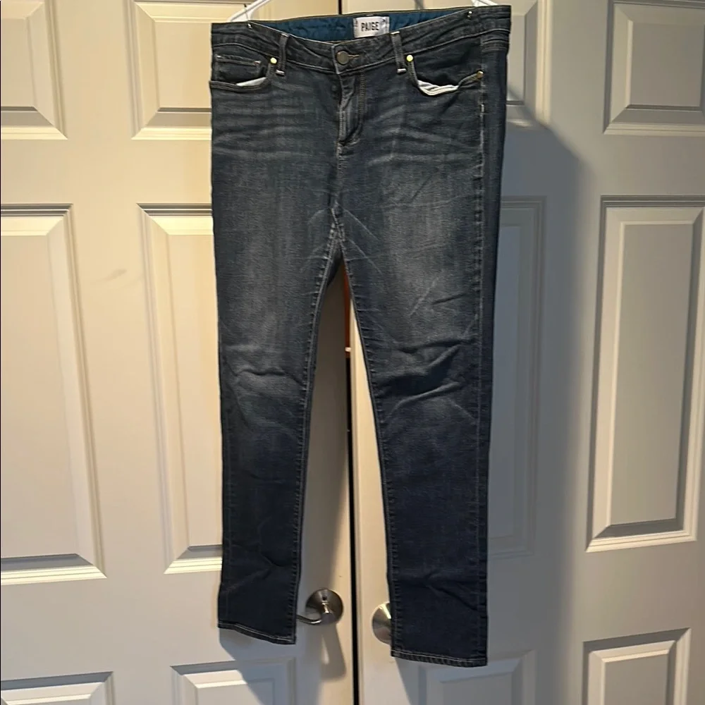 Paige Women's Blue Jeans - Picture 2 of 8